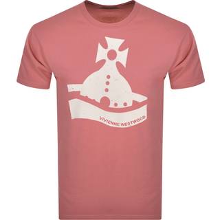 Vivienne Westwood Sunken Orb T Shirt Pink