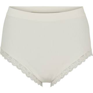 Feline rib midi trusse m/ blonde - Ivory - S/M - Tim & Simonsen