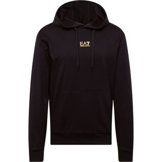 EA7 Emporio Armani Logo Hoodie Black