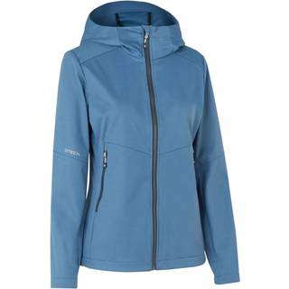 ID 0837 Softshell jakke letvægt dame Stormy blue 3XL