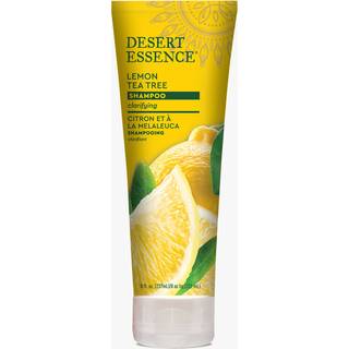 Desert Essence Italian Lemon Shampoo - 8 Fl Oz - Revitaliserende - Tilfjer volumen - Glans - Styrke Duftende - Certificeret organisk - Aloe Vera