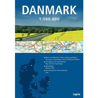 Danmark fold ud-kort