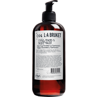 L:A Bruket - flydende håndsæbe 450 ml. (SALVIE/ROSMARIN/LAVENDEL )