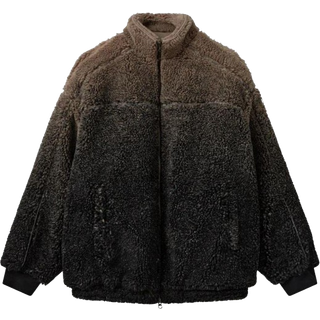 Piana Pile Jacket - Creamy Grey/Black - H2O Fagerholt - Sort S/M