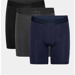 3 par bambus underbukser med lange ben fra Copenhagen Bamboo, L