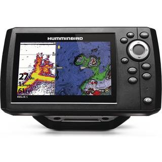 Plotter Humminbird HELIX 5 CHIRP GPS G3, 5″ + ekkolodstransducer (CHIRP, DownScan)