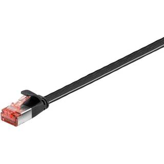 Cat 6 U/FTP Netværkskabel - Fladt - Sort - 15 m