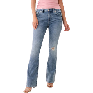 Becca Mid Rise Bootcut Flap