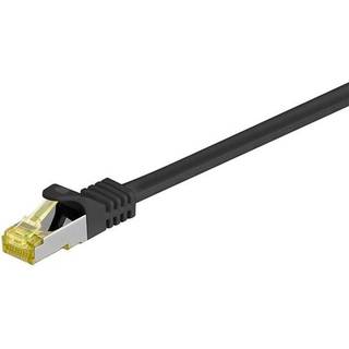 Pro RJ45 patch cord CAT 6A S/FTP (PiMF) 500 MHz with CAT 7 raw cable violet - Lilla - 2 meter