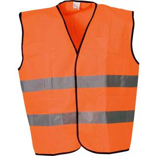Hi-vis sikkerhedsvest 132201R orange Str. 3XL