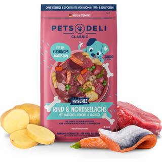 Pets Deli Junior tørfoder med oksekød og laks 99.48 DKK/1 kg