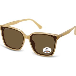 Montana Briller MP67 Polarized MP67F 63 Solbriller Mænd Gul - Shiny Yellow Cream - 63mm