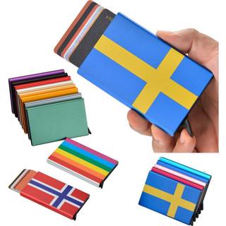 Pride Korthållare med RFID-skydd . Pop-up . 15 Olika Färger