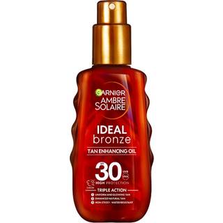 Garnier Ambre Solaire Ideal Bronze olie til pleje og solbadning SPF 30 150 ml - 150 ml