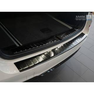 Læssekantbeskytter - BMW X3 Faceliftet udgave (F25) 2014-2017 Rustfrit Stål - Sort Børstet Stål