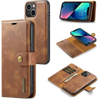 DG.MING 2-i-1 Magnet Pung iPhone 15 Cognac