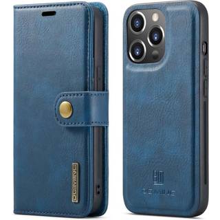DG.MING 2-i-1 Magnet Pung iPhone 14 Pro Max Blå