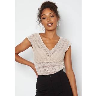 Vichikka V-neck Cap Sleeve Top
