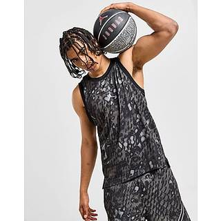 Jordan All Over Print Mesh Vest, Black - XS