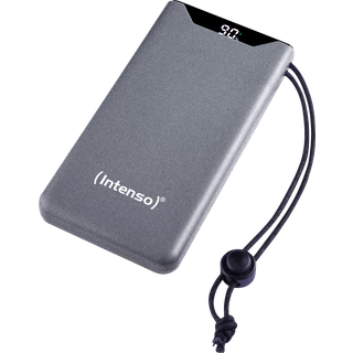 Intenso® Powerbank 10.000 mAh PD/QC USB-A/USB-C inkl. USB-C kabel - Grå