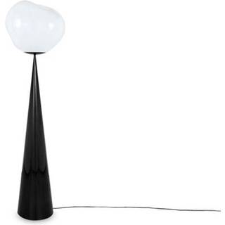 Tom Dixon, Melt Cone Fat Gulvlampe Opal/Black LED UN