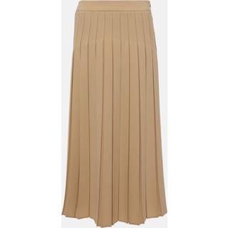 Max Mara Luisa pleated midi skirt - neutrals - M