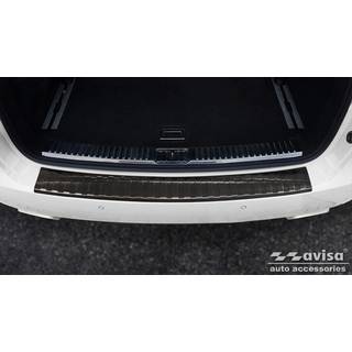 Læssekantbeskytter - Porsche Cayenne Årg. 2010-FL2014 Rustfrit Stål - Sort Børstet Stål