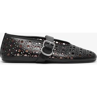 AlaÃ¯a Vienne leather ballet flats - black - EU 41