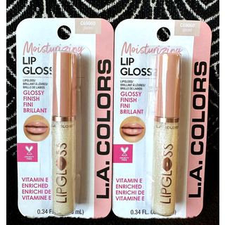 L.A. Farver Lip Gloss Glazed Glitter C69060