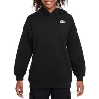 Nike Sportswear Club Fleece Pullover Hoodie Str. XS 122-128 Sort Junior