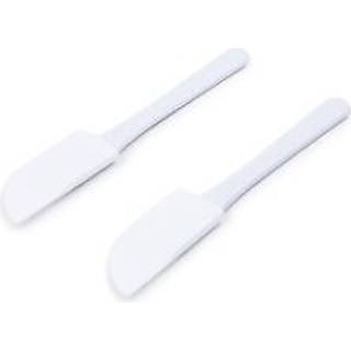 Fox Run Plastic Mini Spatel Sæt 0,25 x 1,25 x 6,5 tommer hvid