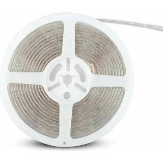 V-Tac 4,2W/m stænktæt LED strip - 5m, IP65, 60 LED pr. meter - Kulør : Varm