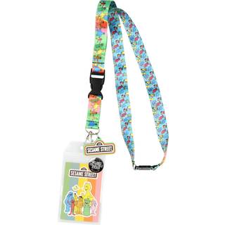 Sesame Street Lanyard ID Badge Holder Keychain med 2 """" Rummi charme og samlerobjekter