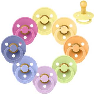 BIBS Rund Colour Sut - Sampak - 8 stk. - Str. 2 - Sweet Sorbet
