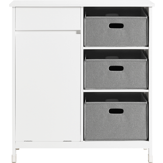 SoBuy Vaskemaskinehylde BZR77-W - Hvidt vasketøjsskab