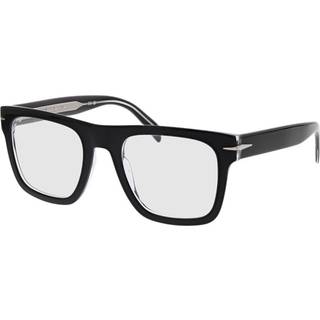 DAVID BECKHAM Mand DB 7020/FLAT 7C5 Optiske stel Acetat Sort Firkantet