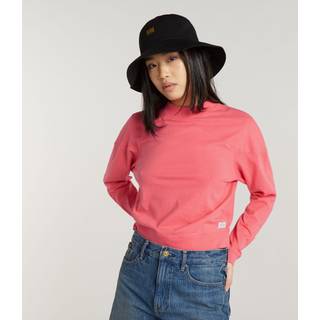 Constructed Loose Mock Top - Pink - Women