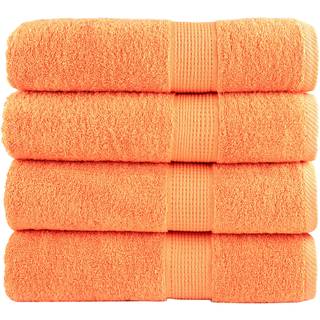 håndklæder SOLUND 4 stk. Premium 70x140 cm 600 g/m2 orange