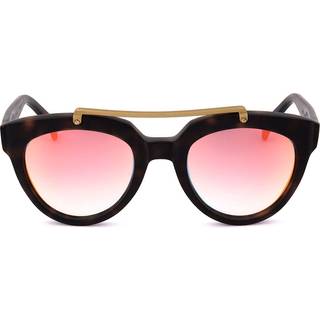 Saturnino Briller MARS 3 S1 48 Solbriller Kvinder Tortoiseshell - Matte Dark Tortoise Gold Bridge - 48mm