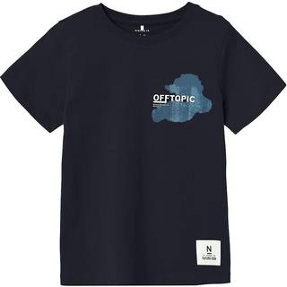 Name It Black Printet T-shirt - Str. 11-12y 146/152cm