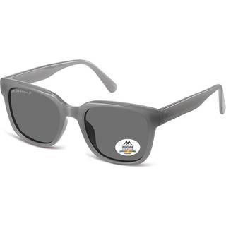 Montana Briller MP54 Polarized MP54C 53 Solbriller Mænd Grå - Shiny Grey Cream - 53mm