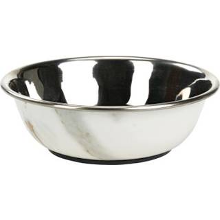Rustfri skål350 ml marmor