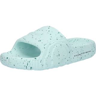 Adilette 22 Slides - Semi Flash Aqua / Core Black / Active Green - 44 1/2