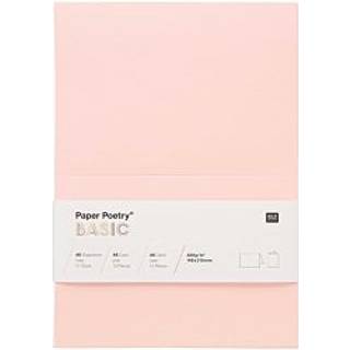 Klappkarte Basic A6 10 Stück - Rosa