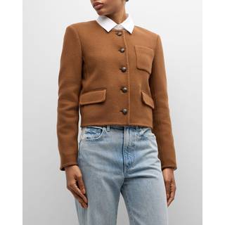 Veronica Beard Lyssa wool-blend jacket - brown - XXXL