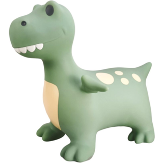Hoppedyr Dino, støvet grøn - til sjov, aktiv & motorisk leg
