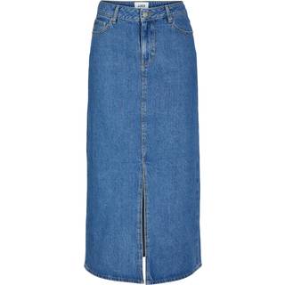 JJXX Dame Aura Lang Denim Nederdel Medium Blå Denim