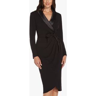 Adrianna Papell Adrianna Papell Strik Crepe Smoking Wrap-kjole - EU 50 (UK 22)