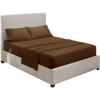 Clara Clark Fuldt lagner S?t Deep Pocket Sengelagner til fuld st?rrelse seng - 4 stykker fuld st?rrelse lagner Ekstra bl?dt senget?j Lagner & pud