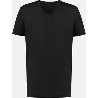Mey Dry Cotton Colour V Neck T-Shirt - Black - X-Large